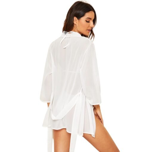 Women's Deep Neck Robes - Image 3