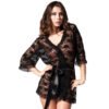 90098- Women's Sheer Robes 8 - RBS 90098 BK 1