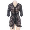 90098- Women's Sheer Robes 9 - RBS 90098 BK 2