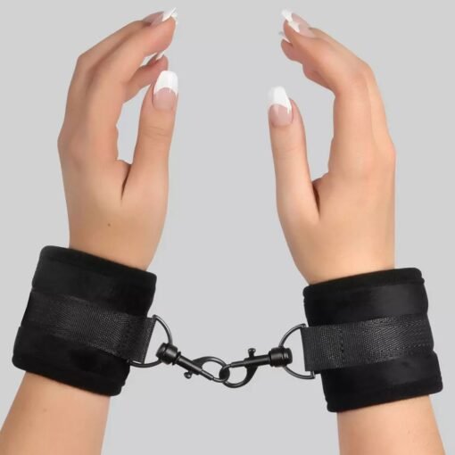 BDSM Handcuffs -with metal lock for Couples - 01040 - Image 3