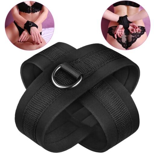 BDSM Criss-Cross Handcuffs for Couples -01044 - Image 4
