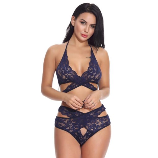 Women Criss Cross Lingerie Set - Image 6