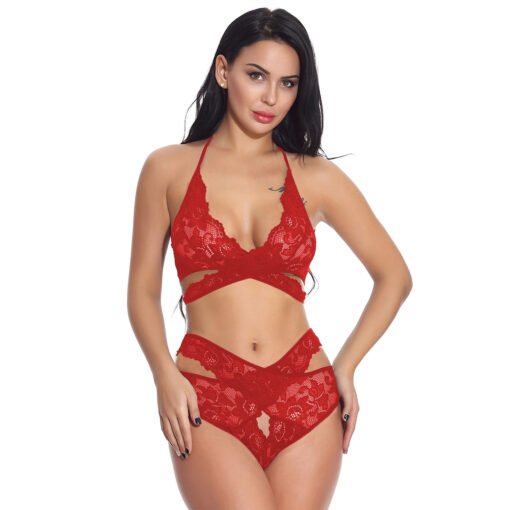 Women Criss Cross Lingerie Set - Image 10