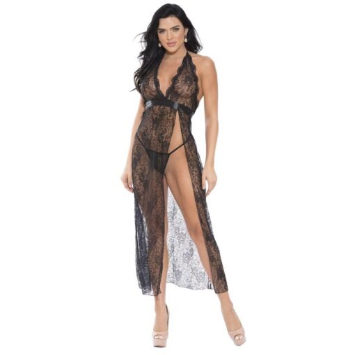 Women's Side Open Nightgown