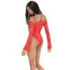 20524- Women's Monokini Teddy 9 - TD 20524 RD 1