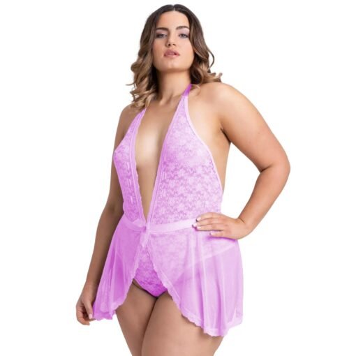 29009- Women's Monokini Teddy - Image 4