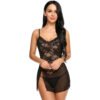 11940- Women's Side Cut Babydoll 19 - BD 11940 BK 2