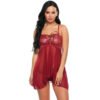 11944- Women's Crisscross Babydoll 45 - BD 11944 MR 2