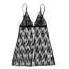 Women's Back Open Babydoll Lingerie -12643 31 - BD 12643 BK 7