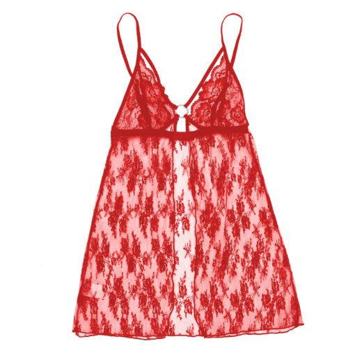 Women's Back Open Babydoll Lingerie -12643 - Image 13