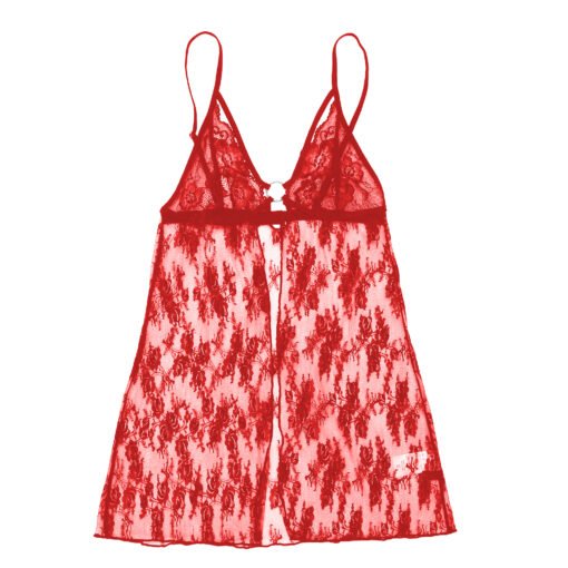 Women's Back Open Babydoll Lingerie -12643 - Image 14