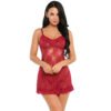 Deep Neck Babydoll for women-12655 28 - BD 12655 MR 1 2