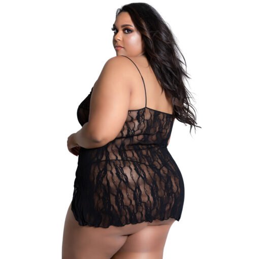 Plus Size Front Open Babydoll for Women-19043 - Image 2