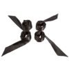 Sultry Satin Bondage Bed Restraint Kit 15 - BDSM BR 01002 BK 4
