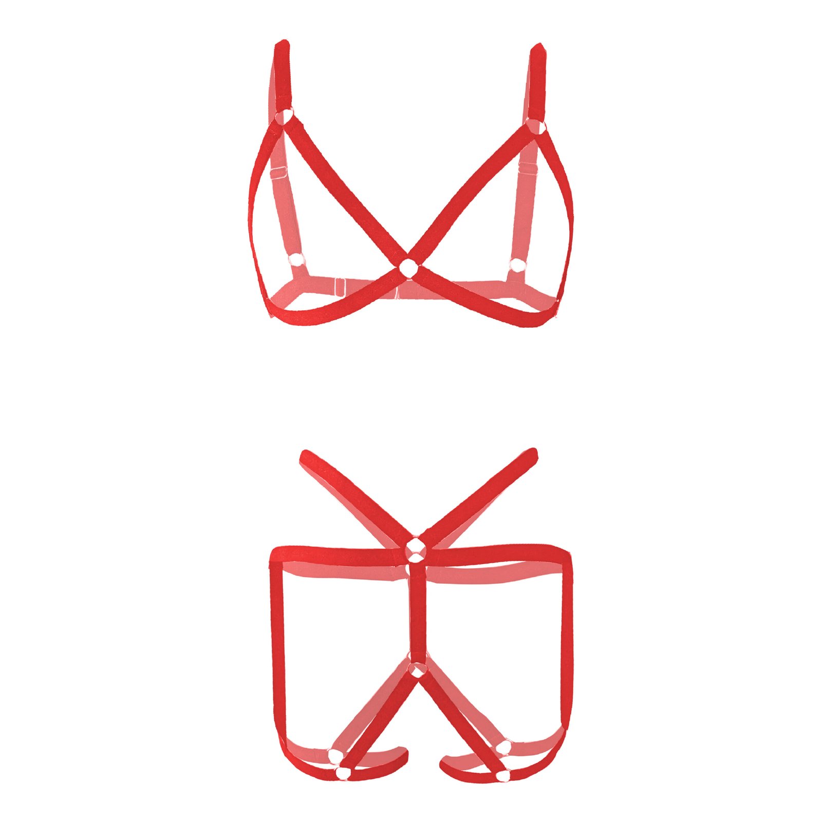 Strappy Bondage Lingerie 10 Strappy Bondage Lingerie - Image 10