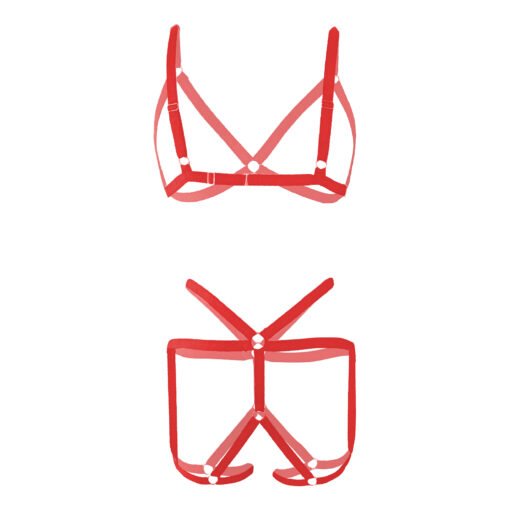 Strappy Bondage Lingerie - Image 11