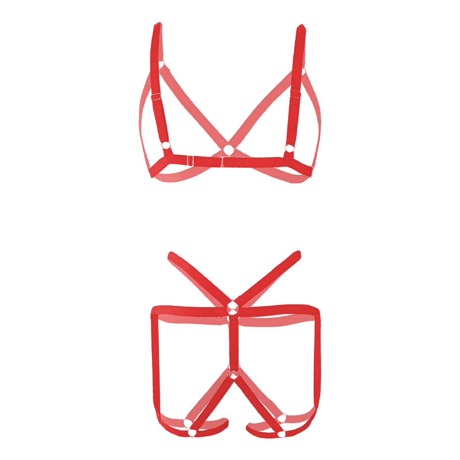 Strappy Bondage Lingerie 11 Strappy Bondage Lingerie - Image 11