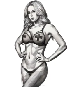 Women's Bondage Harness Lingerie Set