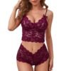 Women's Camisole Lingerie Set 75 - LS 06047 WRD 3