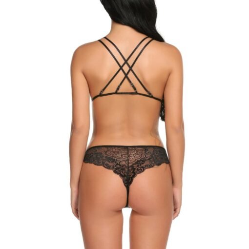 Deep Neck Women Lingerie Set - Image 6
