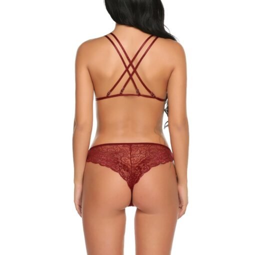 Deep Neck Women Lingerie Set - Image 11