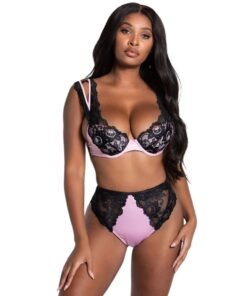 Deep Neck Lingerie Set for Women