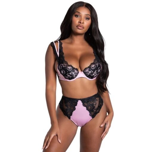 Deep Neck Lingerie Set for Women