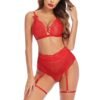 Garter Lingerie Set for Women 29 - LS 06366 RD1