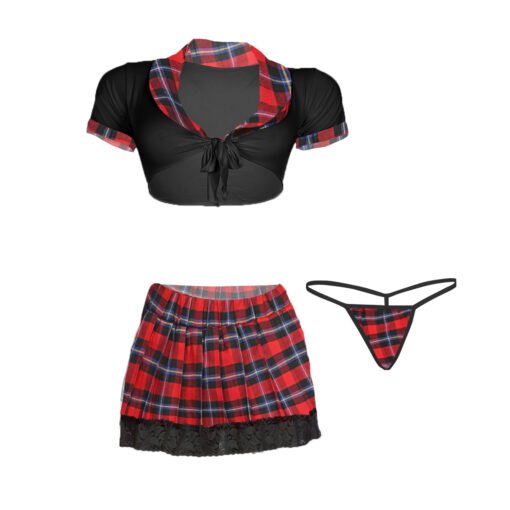 Women's School Girl  Role Play Costume - 00583 - Image 6