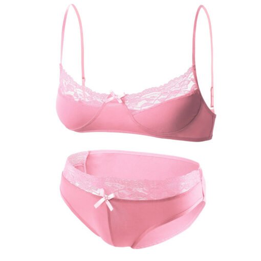 Men Sissy Intimates Bra & Panty Set - Image 4