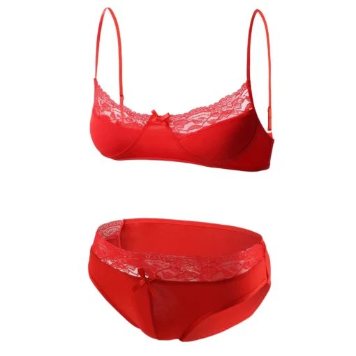 Men Sissy Intimates Bra & Panty Set - Image 20