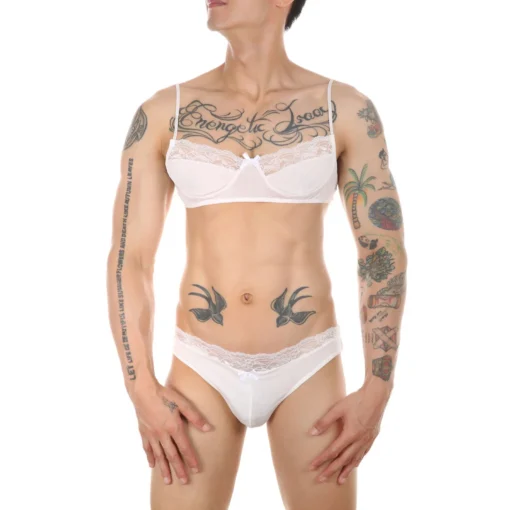 Men Sissy Intimates Bra & Panty Set - Image 15