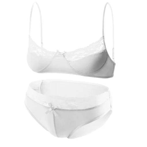 Men Sissy Intimates Bra & Panty Set - Image 11
