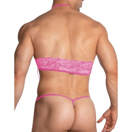 Crossdresser Strappy Lace Bodysuit - Image 5