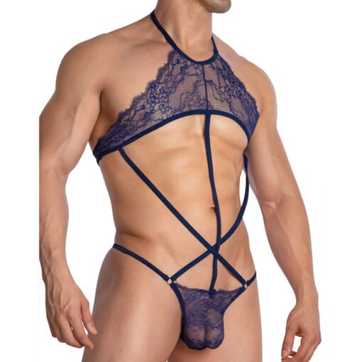 Crossdresser Strappy Lace Bodysuit - Image 6