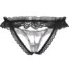 Women's Crotchless Erotic Panty 15 - EPN 04570 BK 2 1