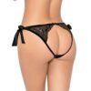 Women's Hip Open Erotic Panty 10 - RIOE EPN 04034 BK 2