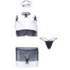 Erotic Halloween Maid Costume for Roleplay - 00423 8 - EC 00423 BK WH 3