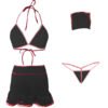 Women's Nurse Roleplay Costume for Roleplay 18 - EC 00651 BK 5