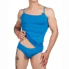 Feminine camisole And brief set for men